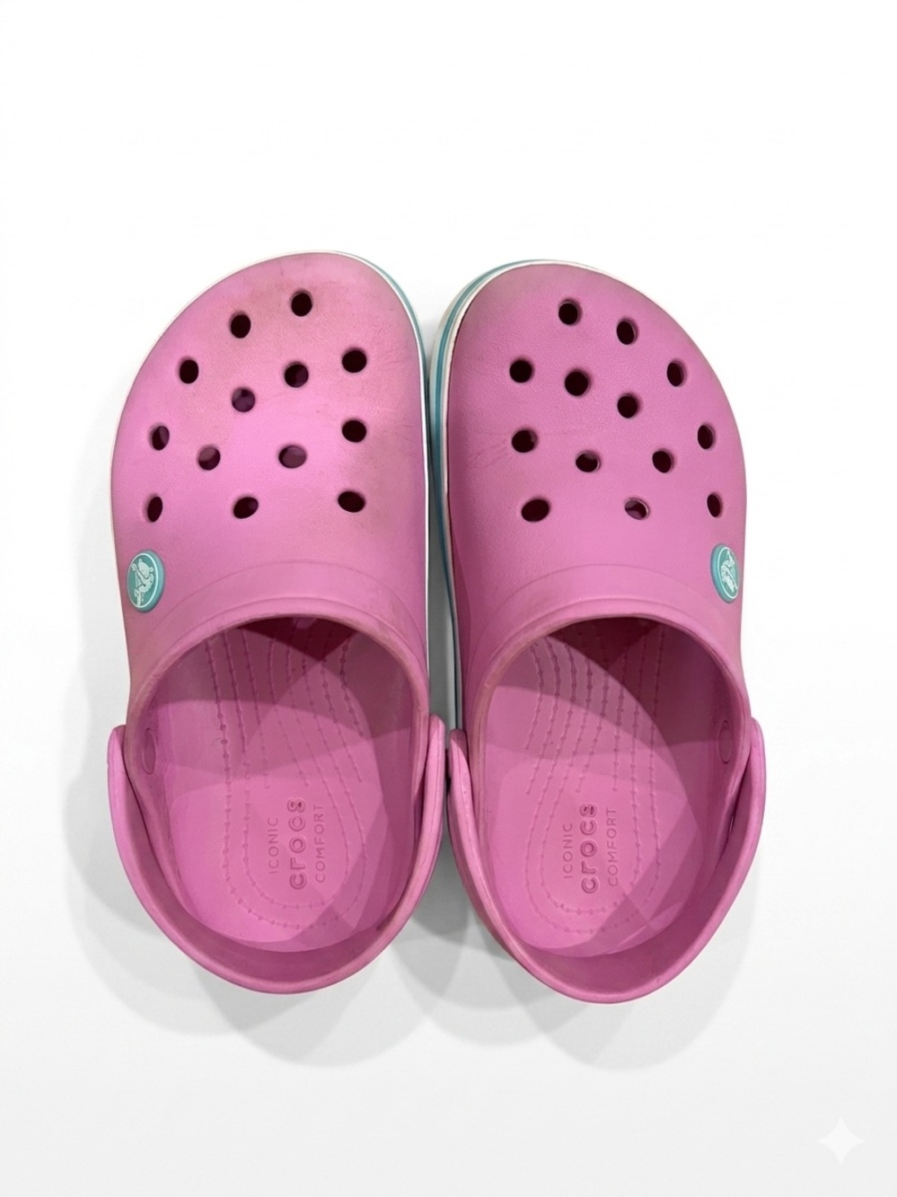 Girls Light Purple Croc Shoes (Size 10)